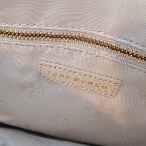 Tory Burch Robinson Large Dark Sahara Tote NWT - Picture 4 of 10